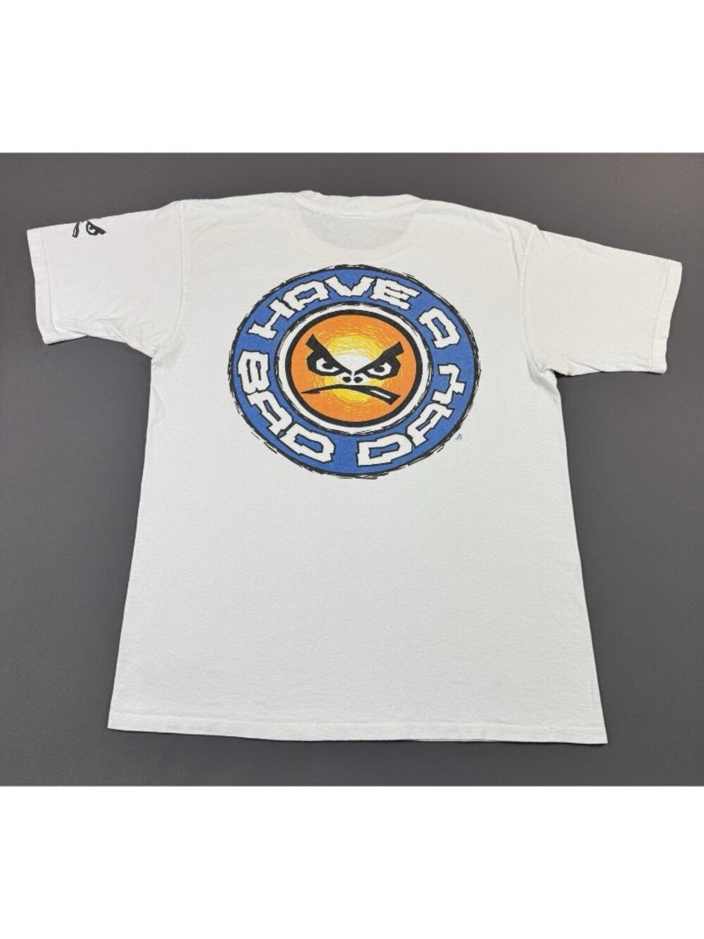 Rare Vintage 90s Bad Boy Club Have A Bad Day White Promo Shirt Large Streetwear